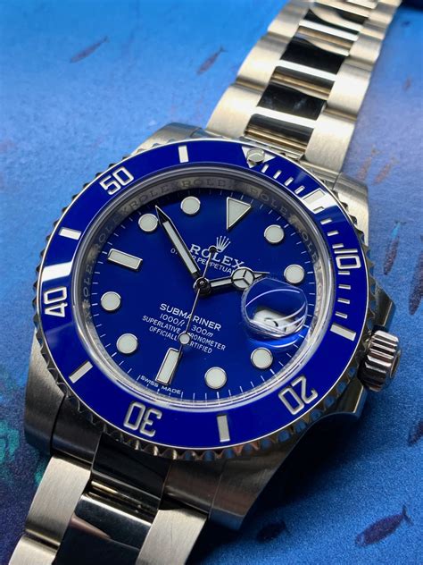 buy rolex smurf|white gold rolex submariner watches.